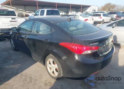 2013 Hyundai Elantra Gls из США, поврежденный, VIN 5NPDH4AE7DH372827